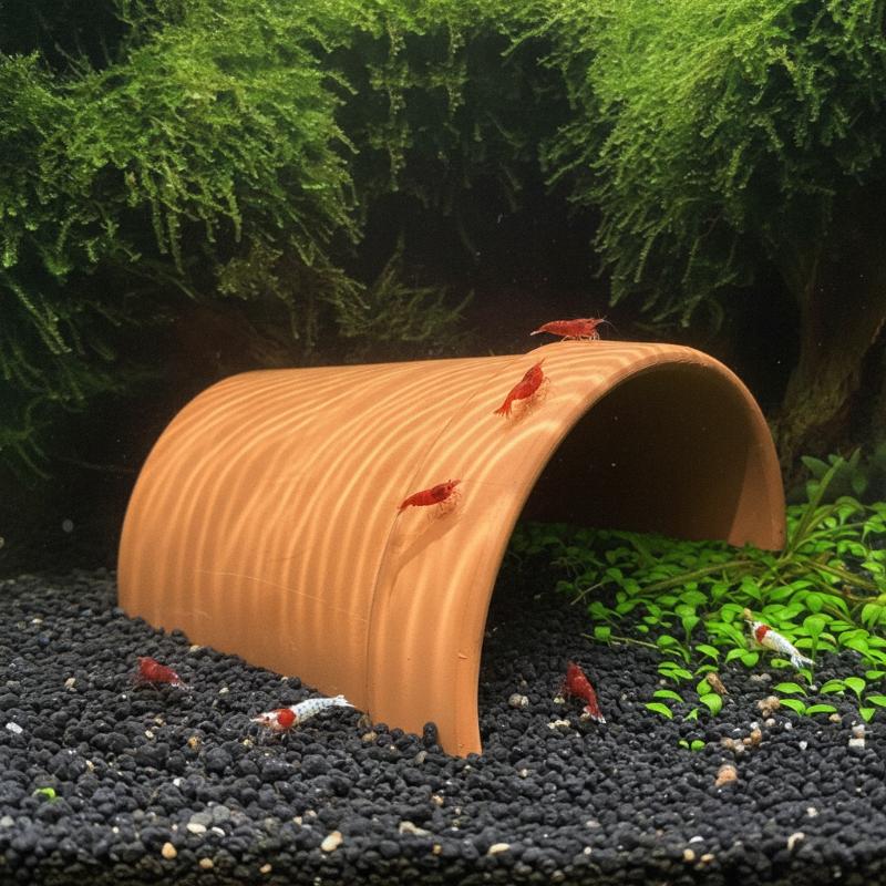 Aquarium Plant Red - Caverne d'élevage pratique en céramique pour