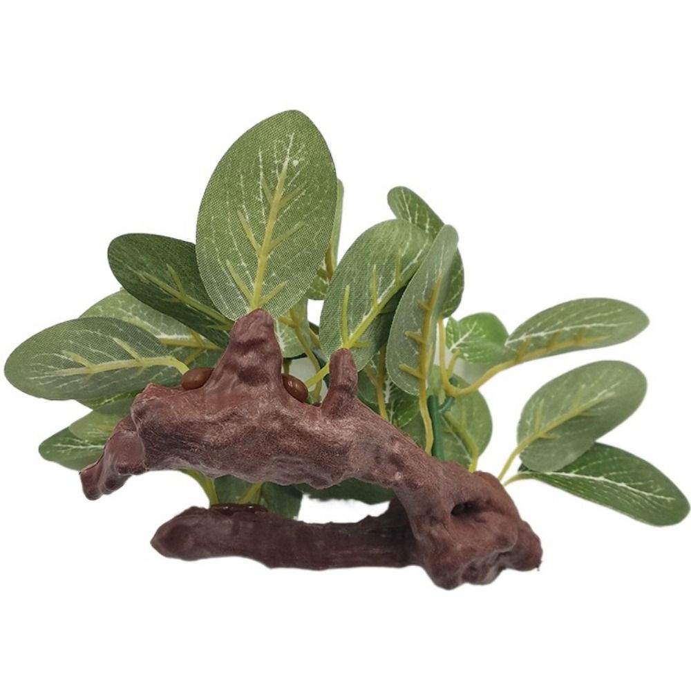 Planted Aquarium Jar - Plantes artificielles créatives en soie verte