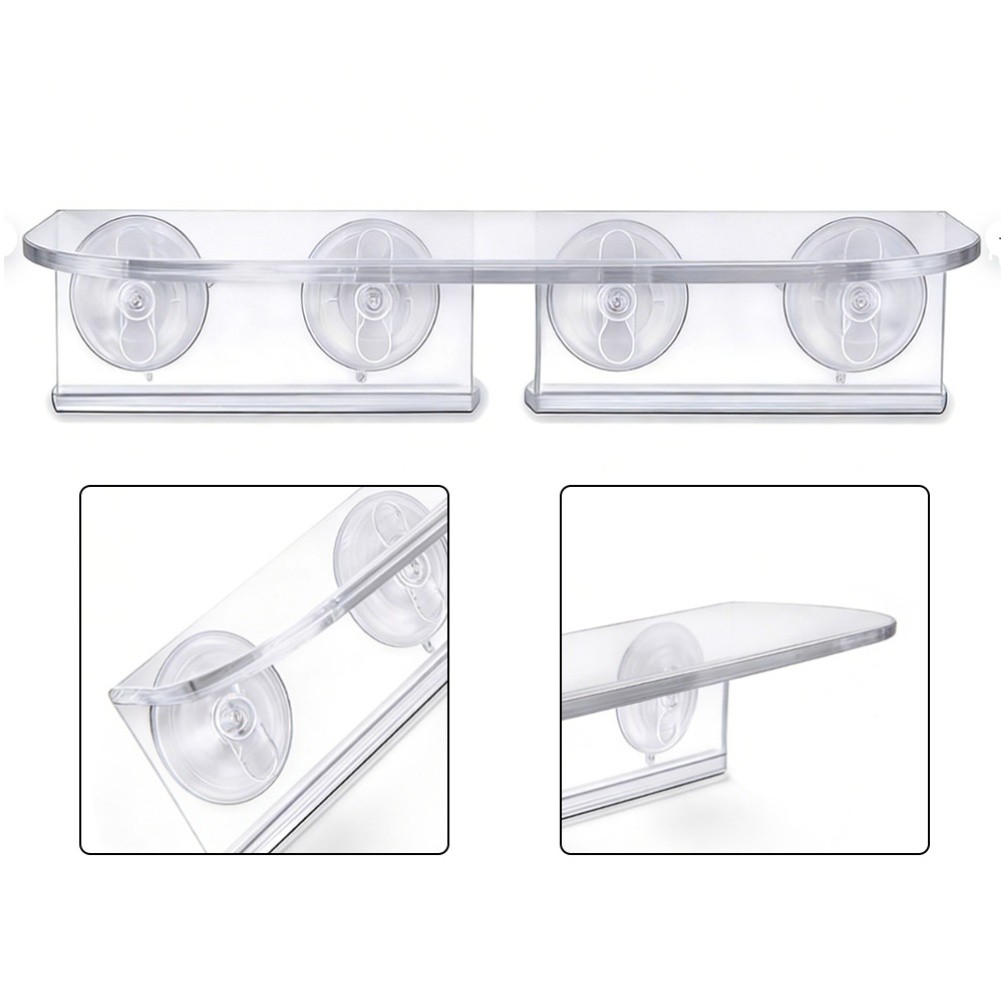 Planted Aquarium Photos - Étagère à ventouses transparente de 30