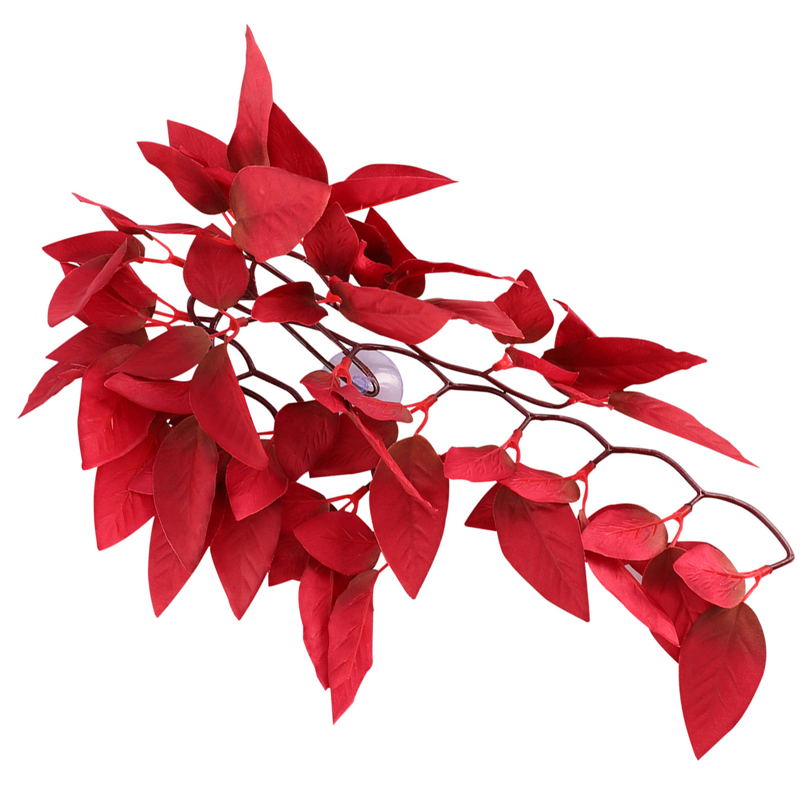 Aquarium Plant Red - Plante aquatique artificielle en rotin rouge