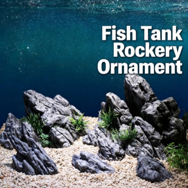 Aquarium Planted Tank Setup - Décoration d'aquarium : Roche artificielle, paysage