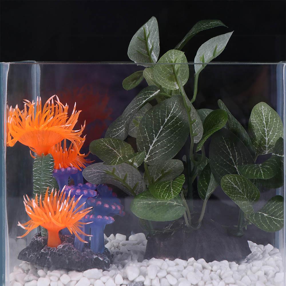 Planted Aquarium Jar - Plantes artificielles créatives en soie, imitation