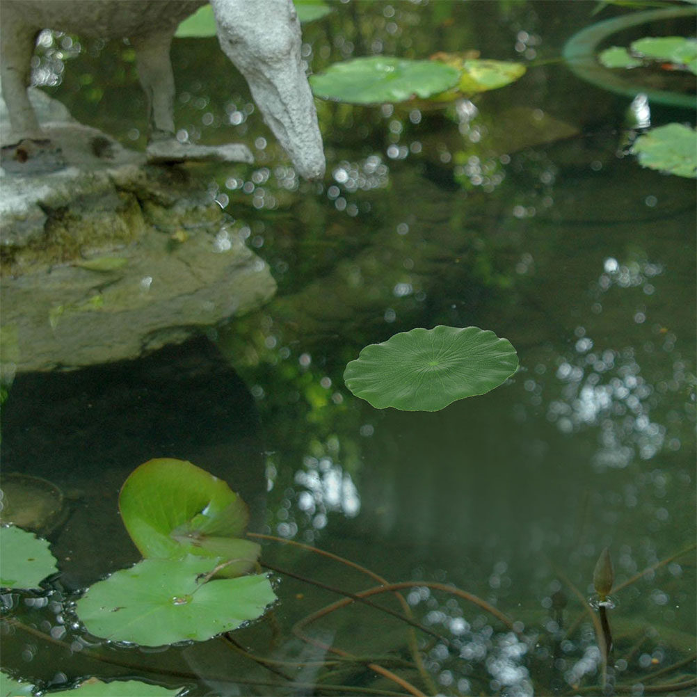 Aquarium For Planted Tank - 15 pièces de feuilles de nénuphar