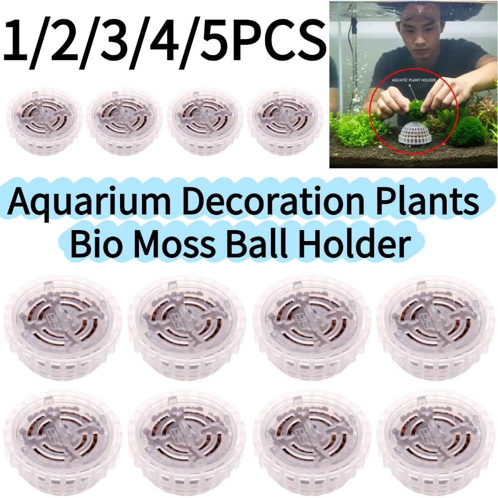 Aquarium Plant Red - 1-5 Pièces Plantes Décoratives pour Aquarium,