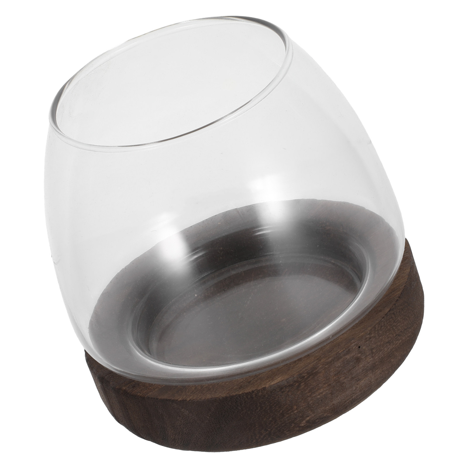 Planted Aquarium Bowl - Terrarium hydroponique en verre, aquarium rond