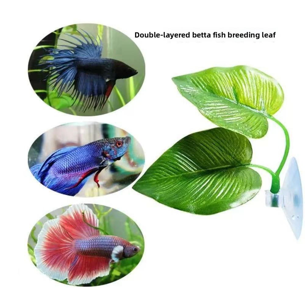 Hamac en feuille artificielle  - Aquarium Planted Tank Setup avis et prix