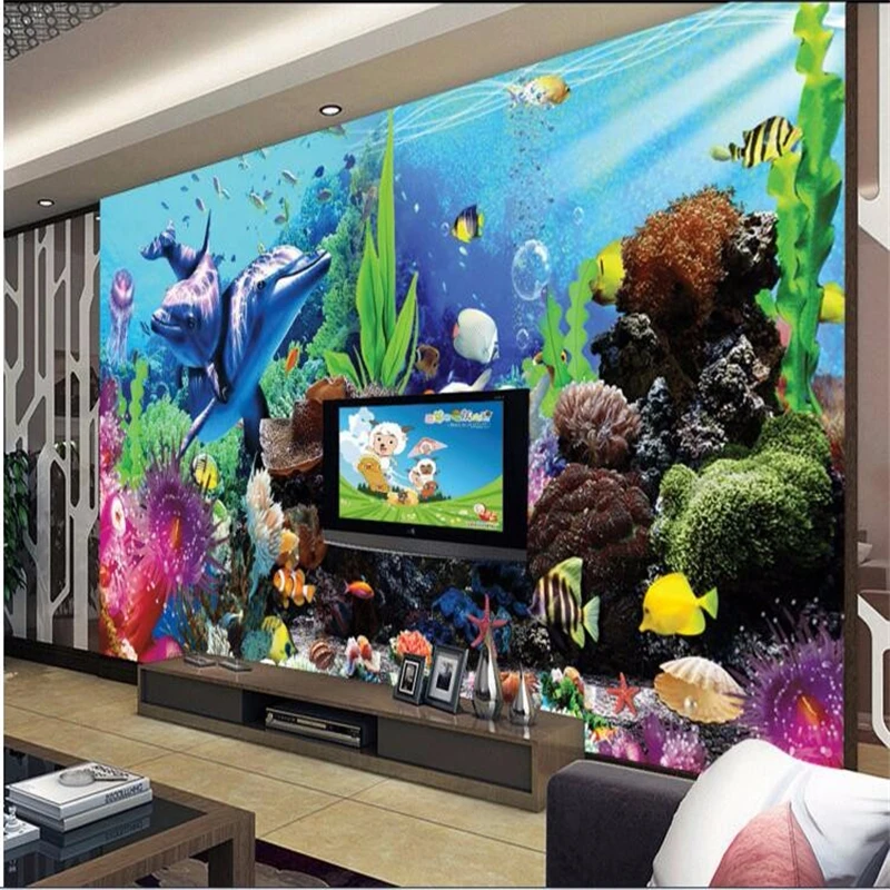 Papier peint mural 3D personna - Planted Aquarium Photos avis et prix