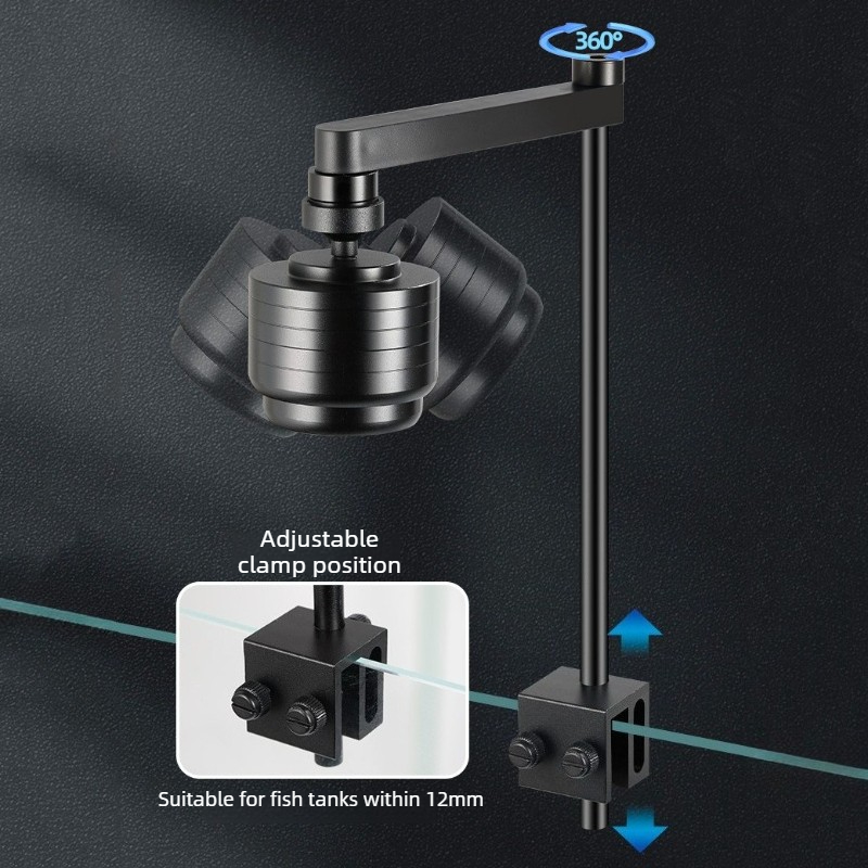 Lampe LED pour aquarium, 3 cou - Aquarium Plant Display avis et prix