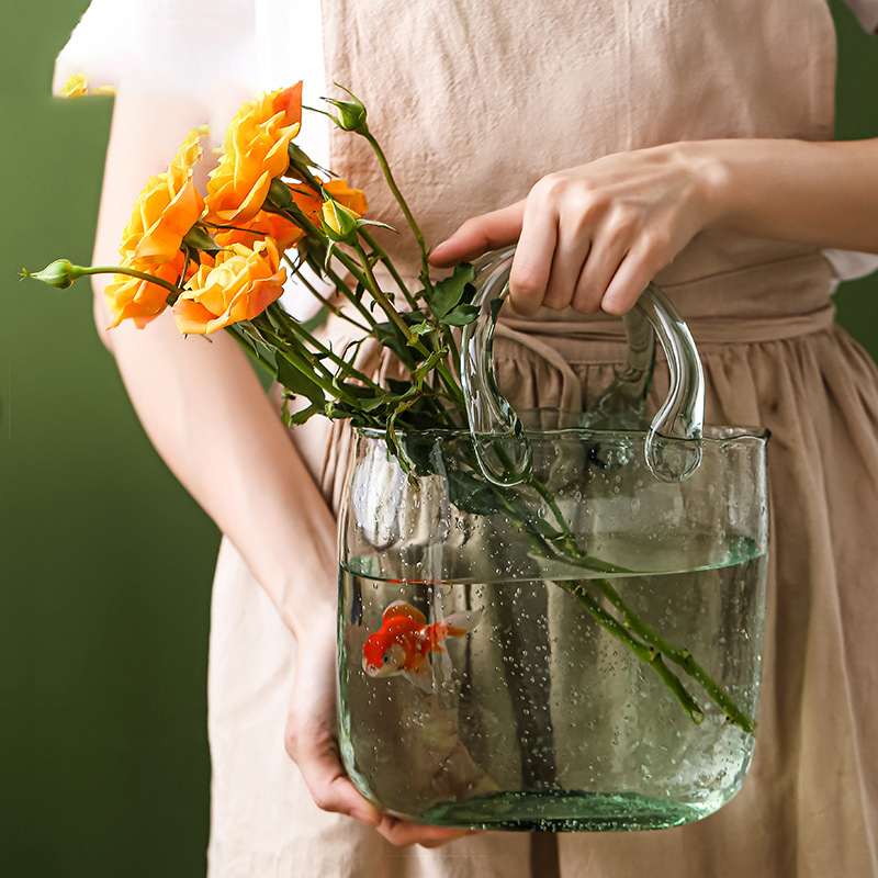 Vase à fleurs en verre de tabl - Planted Aquarium Jar avis et prix