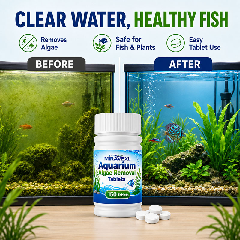 MIRAVEXL 150 Comprimés pour l' - Planted Aquarium Algae Remover avis et prix