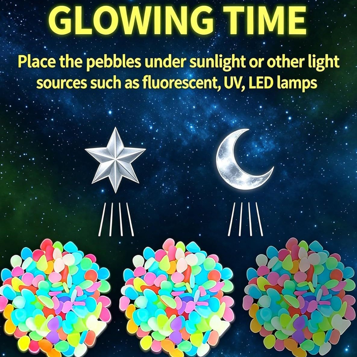 Galets lumineux colorés qui br - Aquarium For Planted Tank avis et prix