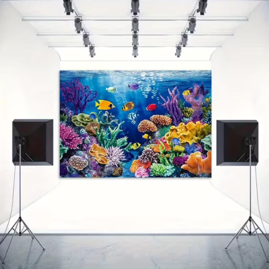 Décor de fond sur le thème de  - Planted Aquarium Photos avis et prix